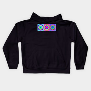 Triple Circles Kids Hoodie